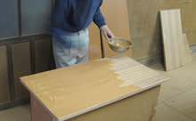 目立て・上塗り